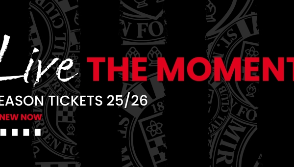 Live the moment // Ticket Office Update Fri 6 Jun
